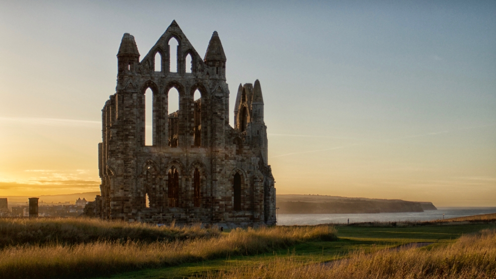 Whitby Abbey at Sunset